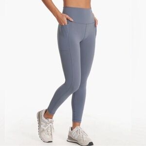 Vuori Studio Pocket Leggings - Slate Gray - XS